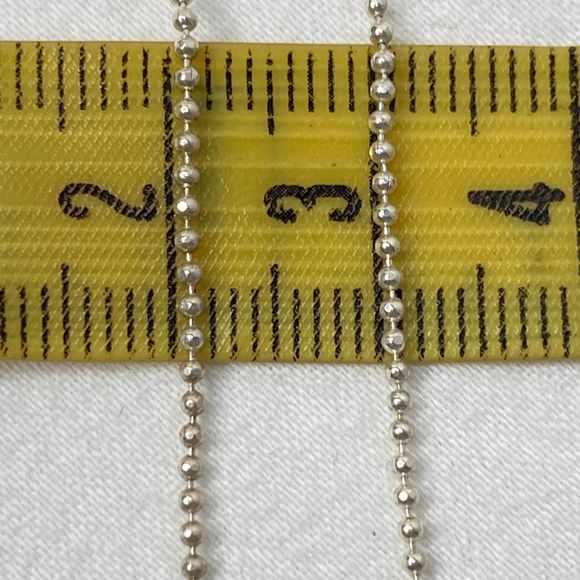 Cross Pendant Opalescent And  Clear Rhinestones Pave Silver Tone Ball Chain - Picture 9 of 10